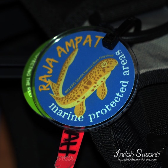 Diving Tag Entrance to Raja Ampat MPA