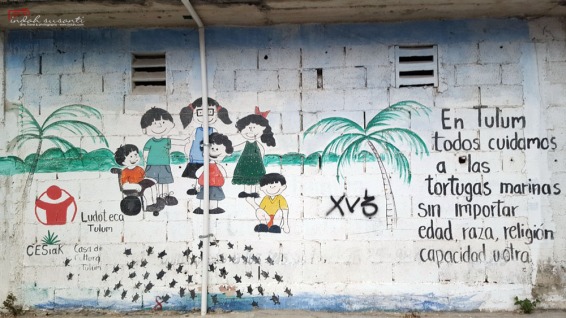 Murals in Tulum - Mexico
